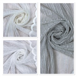 32525 V-1804 Wholesale Raschel Knit Tulle Curtain Fabrics Living Room and Bedroom Curtains 3 Models 100% Polyester